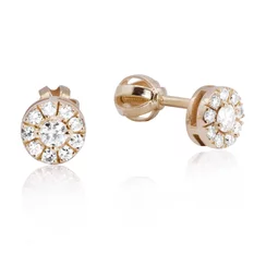 Diamantové náušnice Erika pink LEA1327.WS Diamantové náušnice Erika pink LEA1327.WS
