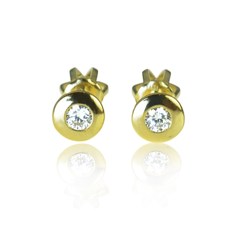 GOLDIE Diamantové náušnice Visible studs LEA911.ZOX