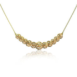 GOLDIE Zlatý náhrdelník Twist LNL210.DE