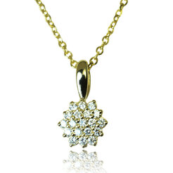 GOLDIE Zlatý prívesok s diamantmi Miris LPE581.MA