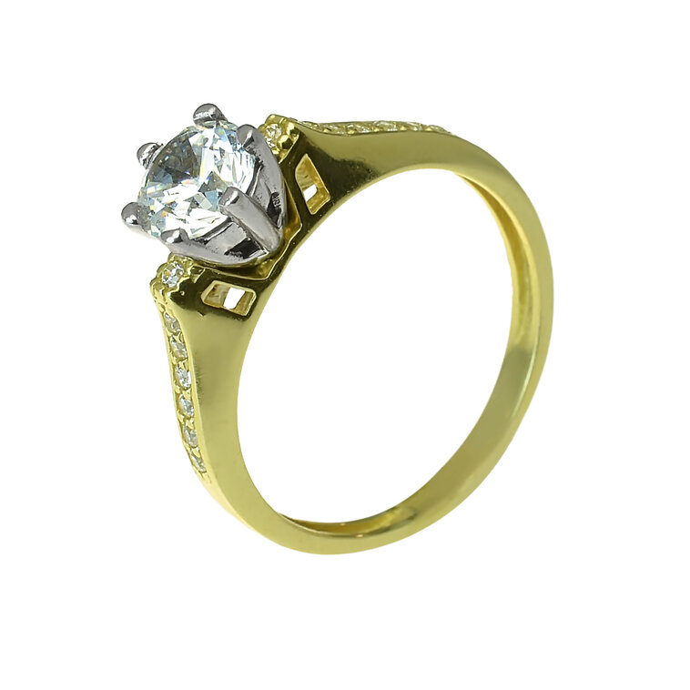 GOLDIE Zlatý prsteň Dafne ER439.TRB
